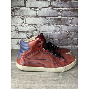 Puma The Alexander Mcqueen Street Climb Red Blue Sneakers Shoes Men Sz 43EU/10US
